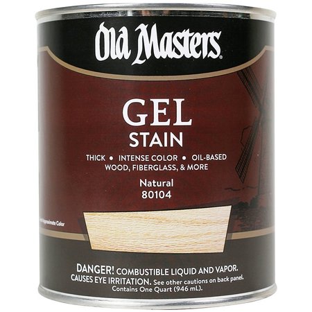 OLD MASTERS 1 Qt Natural Oil-Based Gel Stain 80104